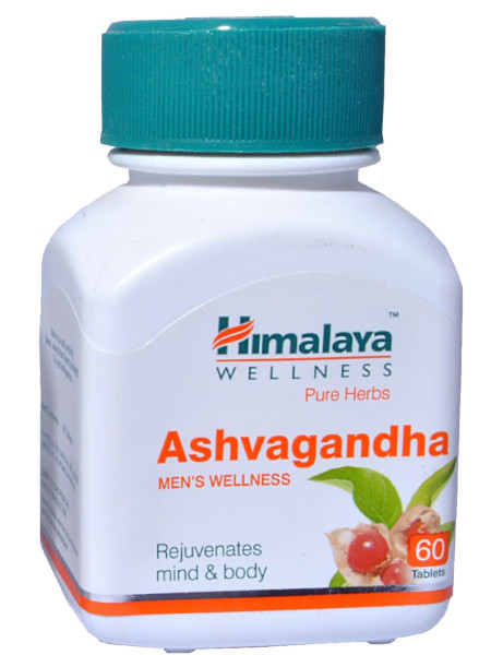 Ашвагандха, 60 таб., производитель "Хималая", Ashvagandha, 60 tabs., Himalaya