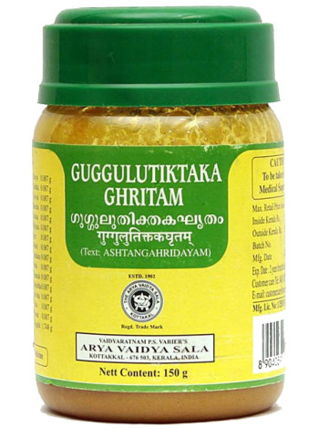 Гуггулутиктака Гритам 150г: Аюрведическое масло от Коттаккал Аюрведа