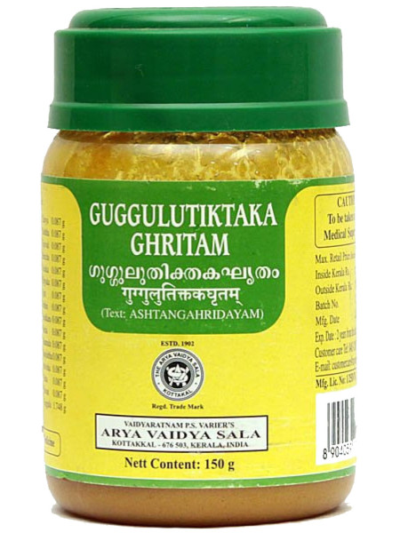 Гуггулутиктака Гритам, 150 г, производитель "Коттаккал Аюрведа", Guggulutiktaka Ghritam, 150 g, Kottakkal Ayurveda