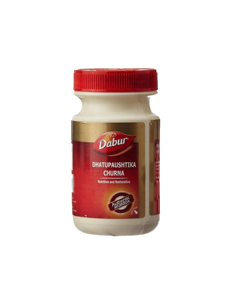 Дхатупауштика Чурна: восстановление тонуса организма, 100 г, производитель "Дабур", Dhatupaushtika Churna, 100 g, Dabur