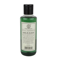 Аюрведическое масло для волос "Амла и Брахми", 210 мл, производитель "Кхади", Hair Oil "Amla & Brahmi", 210 мл, Khadi