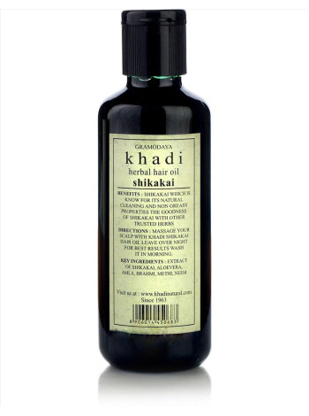 Масло Шикакай Khadi: 210 мл аюрведического ухода за волосами