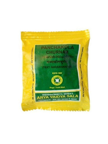 Панчакола Чурнам: для пищеварения, 10 г, производитель "Коттаккал Аюрведа", Panchakola Churnam, 10 g, Kottakkal Ayurveda