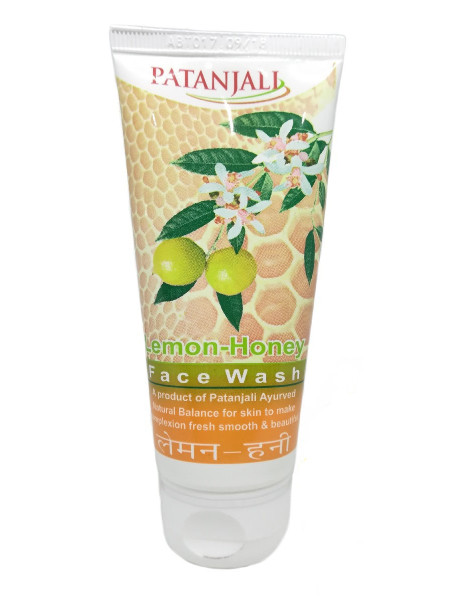 Гель для умывания "Лимон и Мед", 60 г, производитель "Патанджали", Lemon & Honey Face Wash, 60 g, Patanjali