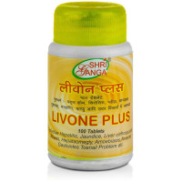 Ливон Плюс: здоровье печени, 100 таб., производитель "Шри Ганга", Livone Plus, 100 tabs., Sri Ganga Pharmacy