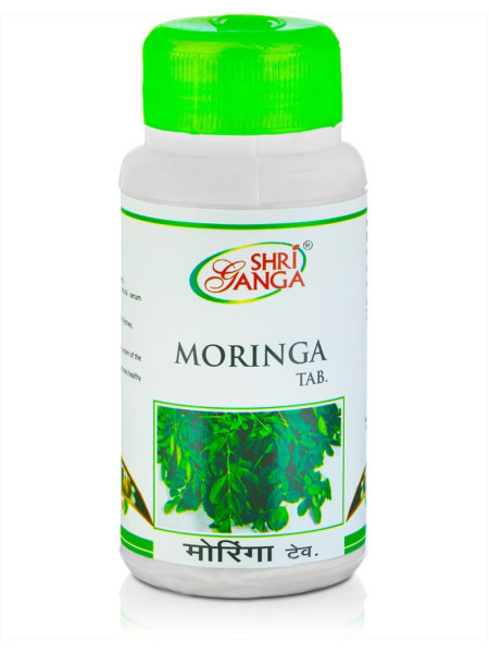 Моринга: детокс и антиоксидант, 60 таб., производитель "Шри Ганга", Moringa Tab, 60 tabs., Sri Ganga Pharmacy