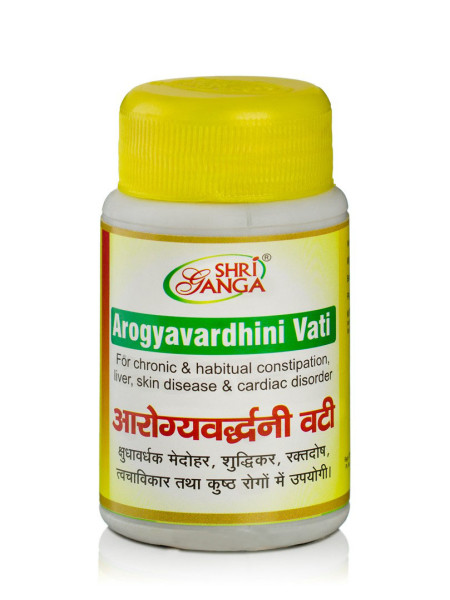 Арогьявардхини Вати: для печени, 100 г, производитель "Шри Ганга", Arogyavardhini Vati, 100 g, Sri Ganga Pharmacy