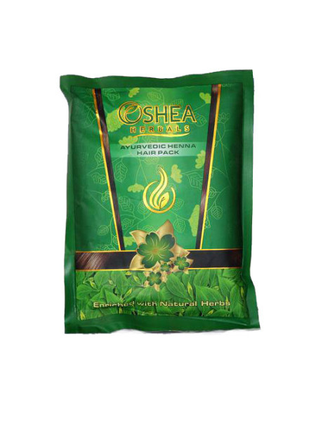 Аюрведическая маска для волос с хной, 100 г, производитель "Оши", Ayurvedic Henna Hair Pack, 100 g, Oshea