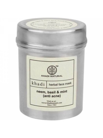 Маска для лица Khadi Ним, Базилик и Мята: Прощай, угри!