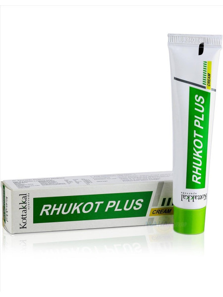 Рукот плюс крем, 25 г, производитель "Коттаккал Аюрведа", Rhukot Plus Cream, 25 g, Kottakkal Ayurveda