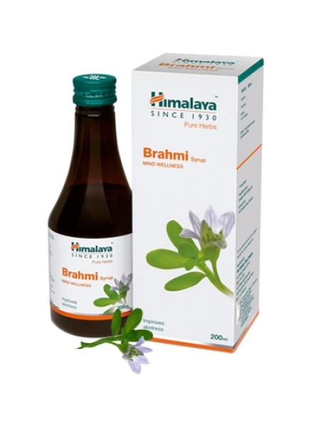 Брахми, сироп, 200 мл, производитель "Хималая", Brahmi Syrop, 200 ml, Himalaya