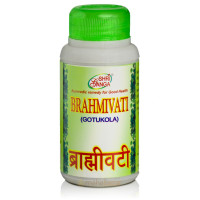 Брахми Вати: тоник для мозга, 200 таб., производитель "Шри Ганга", Brahmivati, 200 tabs., Sri Ganga Pharmacy