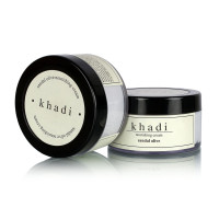 Аюрведический питательный крем для лица "Сандал с Оливой", 50 мл, производитель "Кхади", Nourishing Cream "Sandal & Olive", 50 ml, Khadi Аюрведический питательный крем для лица "Сандал с Оливой", 50 мл, производитель "Кхади", Nourishing Cream "Sandal & Olive", 50 ml, Khadi