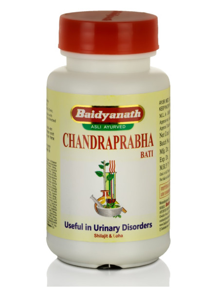 Чандрапрабха Вати: лечение мочеполовой системы, 80 таб., производитель "Байдьянатх", Chandraprabha bati, 80 tabs., Baidyanath