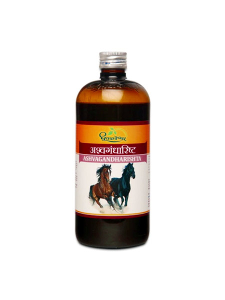 Травяной тоник "Ашвагандаришта": укрепление здоровья, 450 мл, производитель "Дхутапапешвар", Ashvagandharistha, 450 ml, Dhootapapeshwar