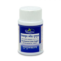 Панчамрут Лоха Гуггул: лечение нервной системы, 60 таб., производитель "Дхутапапешвар", Panchamrut Loha Guggul, 60 tabs., Dhootapapeshwar Панчамрут Лоха Гуггул: лечение нервной системы, 60 таб., производитель "Дхутапапешвар", Panchamrut Loha Guggul, 60 tabs., Dhootapapeshwar