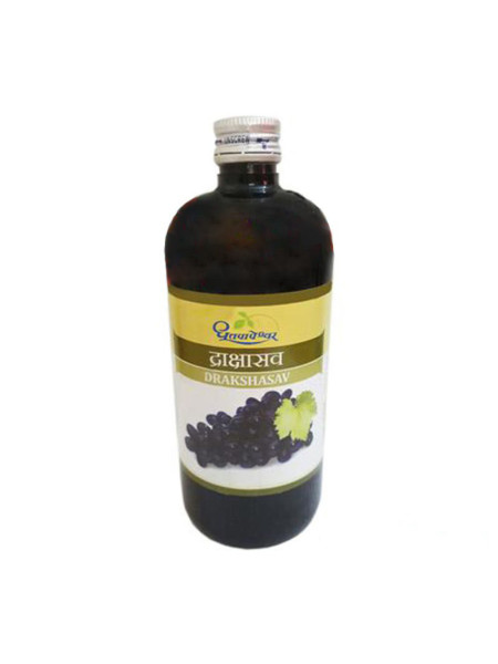 Аюрведический тоник "Дракшасава", 450 мл, производитель "Дхутапапешвар", Drakshasava, 450 ml, Dhootapapeshwar