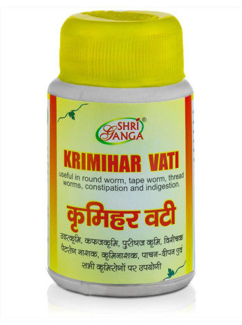 Кримихар Вати (50 г): эффективный антипаразитарный препарат от Шри Ганга