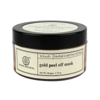 Очищающая маска с золотом, 50 г, производитель "Кхади", Gold peel off mask, 50 g, Khadi