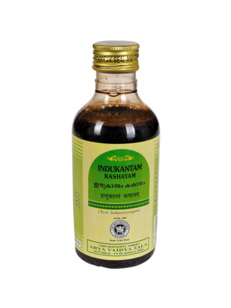 Индукантам Кашаям: лечение болезней ЖКТ, 200 мл, производитель "Коттаккал Аюрведа", Indukantam Kashayam, 200 ml, Kottakkal Ayurveda
