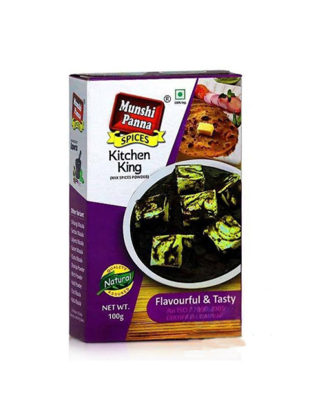 Индийские специи - Кичен Кинг, 100 г, производитель "Мунши Панна", Kitchen King, 100 g, Munshi Panna