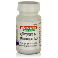 Кримикутхар Рас: антигельминтное средство, 80 таб., производитель "Байдьянатх", Krimikuthar Ras, 80 tabs., Badyanath