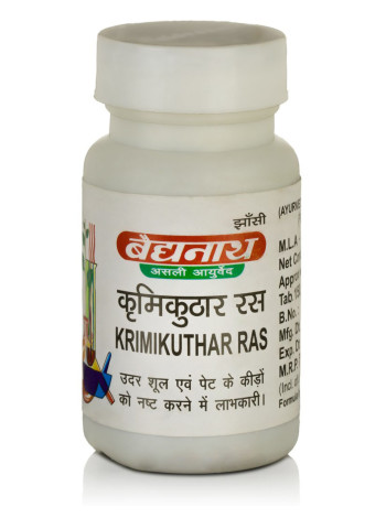 Кримикутхар Рас (80 таб.): эффективный антигельминтный препарат от Байдьянатх