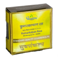 Аюрведа с золотом: для лечения детских болезней Кумаркальян Раса, 10 таб., Стандарт, производитель "Дхутапапешвар", Aurveda with Gold, Kumarkalyan Rasa, 10 tabs., Standard quality Dhootapapeshwar