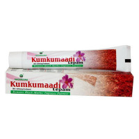 Восстанавливающий крем для лица "Кумкумади Лепам", 10 г, производитель "Нагарджуна", Kumkumadi Lepam, 10 g, Nagarjuna Восстанавливающий крем для лица "Кумкумади Лепам", 10 г, производитель "Нагарджуна", Kumkumadi Lepam, 10 g, Nagarjuna