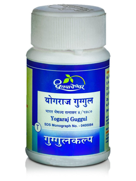 Йогарадж Гуггул, 60 таб., производитель "Дхутапапешвар", Yogaraj Guggul, 60 tabs., Dhootapapeshwar