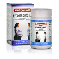 Медохар Гуггул: снижение веса, 120 таб., производитель "Байдьянатх", Medohar Guggulu, 120 tabs., Baidyanath