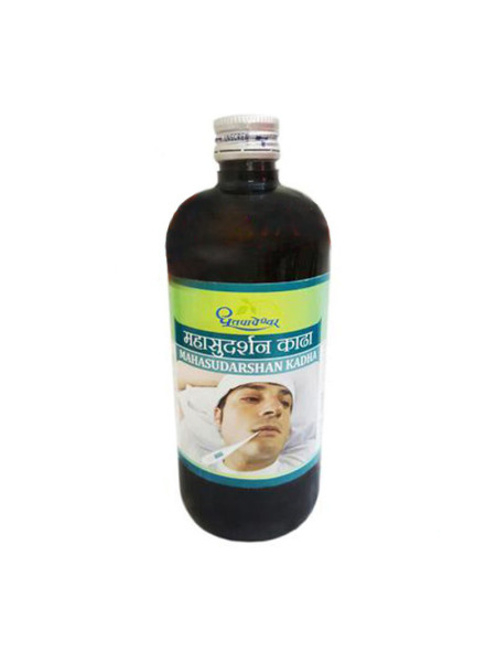 Травяной тоник "Махасударшан Кадха", 450 мл, производитель "Дхутапапешвар", Mahasudarshan Kadha, 450 ml, Dhootapapeshwar