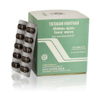 Тиктакам Кватхам: лечение кожных заболеваний, 100 таб., производитель "Коттаккал Аюрведа", Tiktakam Kwatham, 100 tabs., Kottakkal Ayurveda