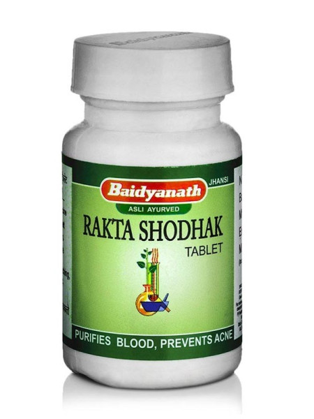 Ракта Шодхак: очищение крови, детокс, 50 таб., производитель "Байдьянатх", Rakta Shodhak, 50 tabs., Baidyanath