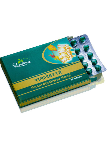 Расараджешвар Раса от Dhootapapeshwar: укрепление суставов и мышц (30 таблеток)