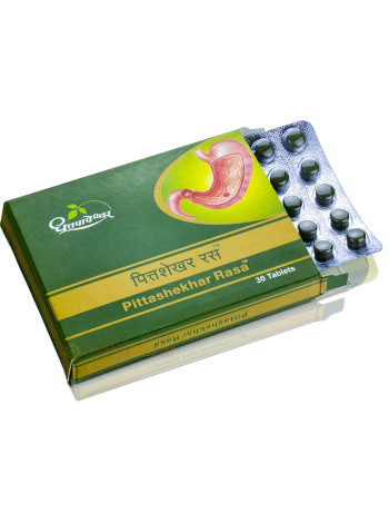 Питташекхар Раса: улучшение пищеварения и здоровья ЖКТ (30 таблеток)