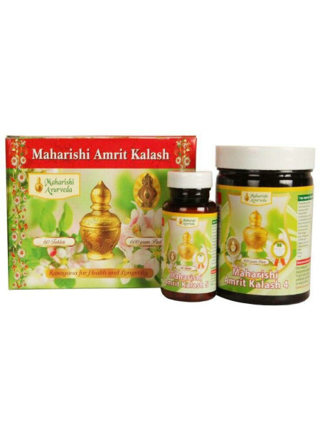 Аюрведический комплекс "Амрит Калаш" без сахара, 60+60 таб., производитель "Махариши Аюрведа", Amrit Kalash, Sugar free, 60 + 60 tabs., Maharishi Ayurveda