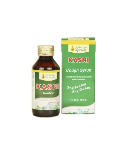 Сироп от кашля "Касни", 100 мл, производитель "Махариши Аюрведа", Kasni Syrup, 100 ml, Maharishi Ayurveda