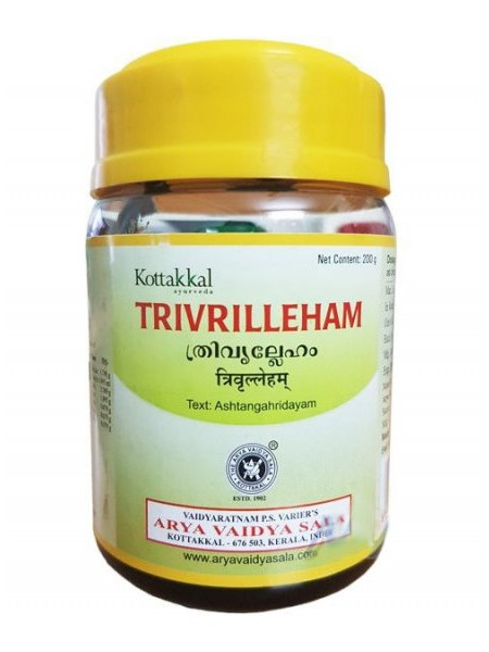 Триврил Лехам: для глубокого очищения от шлаков и токсинов, 200 г, производитель "Коттаккал Аюрведа", Trivrilleham, 200 g, Kottakkal Ayurveda