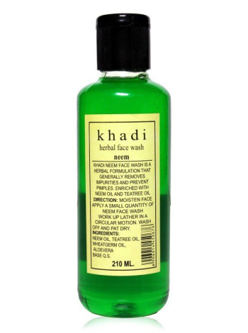 Очищающий гель для лица Khadi Ним: 210 мл, глубокое очищение