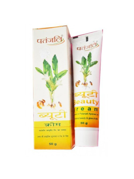 Крем "Бьюти", 50 г, производитель "Патанджали", Beauty Cream, 50 g, Patanjali