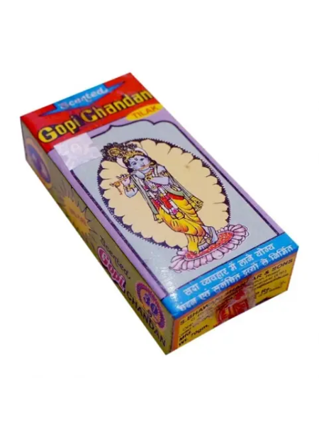 Гопи чандан для тилаки, желтый, 150 г.; Gopi chandan for tilaka, yellow, 150 g 