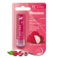 Бальзам-блеск для губ с личи, 4.5г, производитель "Хималая", Litchi Shine Lip Care, 4.5g, Himalaya