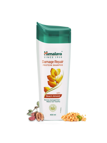 Восстанавливающий протеиновый шампунь Himalaya: сила природы для поврежденных волос (400 мл)