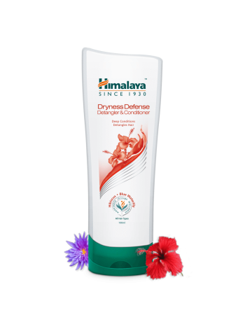 Кондиционер для защиты от сухости волос Хималая, 100мл, Dryness Defense Detangler & Conditioner Himalaya, 100ml