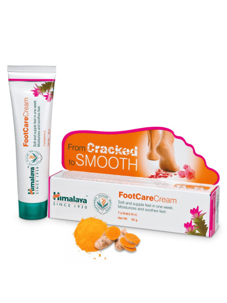 Крем для ухода за кожей стоп, 50 г, производитель "Хималая", Foot Care Cream, 50 g, Himalaya