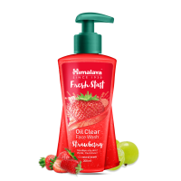 Очищающее средство для лица с клубникой Хималая, 200мл, Fresh Start Oil Clear Strawberry  Face Wash Himalaya, 200ml
