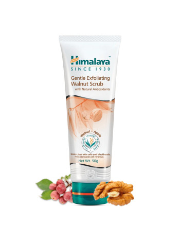 Нежный скраб для лица Himalaya с грецким орехом: сияние и гладкость кожи
