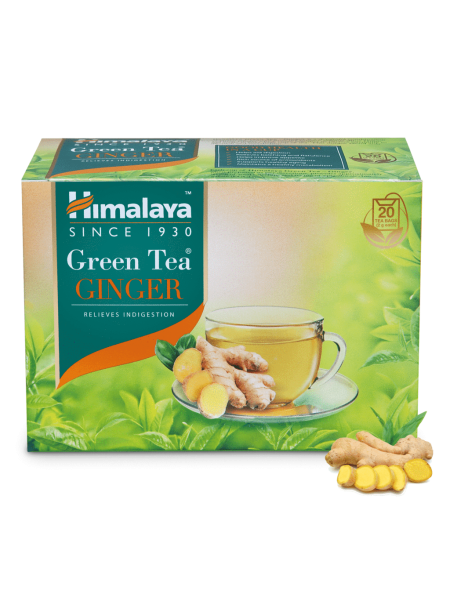 Зеленый чай Хималая с имбирем, 20 пак., Green Tea Ginger  Himalaya 20bags
