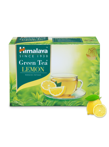 Зеленый чай Хималая с лимоном: 20 пакетиков свежего вкуса